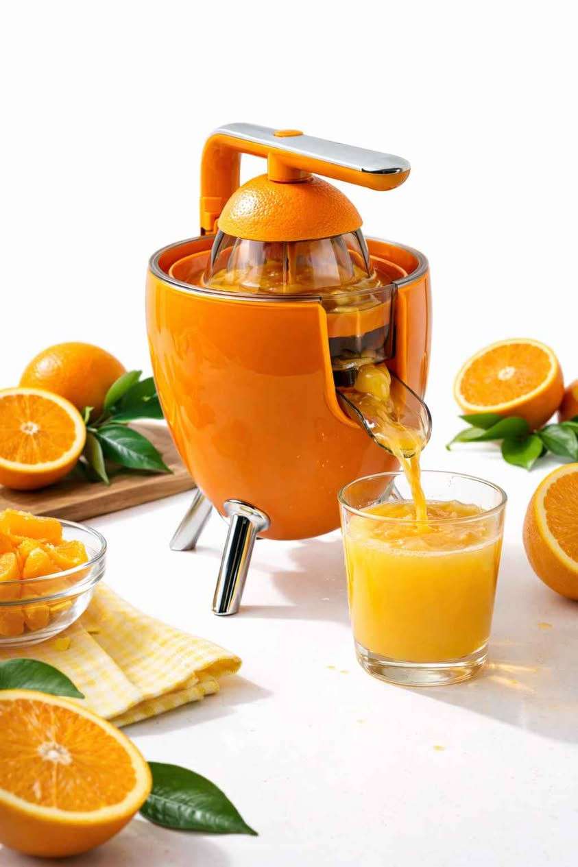 بمحرك قوي جداً

تمنح أقصى استخراج للعصير من البرتقال، الليمون، الجريب فروت وغيرها من ثمار الحمضيات.

تأتي مع مخروطين بأحجام مختلفة لتناسب الفواكه الكبيرة والصغيرة، بينما يضمن الذراع الضاغط العصري سهولة الضغط دون أي مجهود يُذكر.

تتميز بفوهة مانعة للتنقيط للحفاظ على نظافة سطح العمل، ومصفاة مصنوعة من الفولاذ المقاوم للصدأ تمنحك المتانة والاستخدام طويل الأمد.

كل الأجزاء قابلة للفك وآمنة للغسيل في غسالة الصحون، مما يجعل عملية التنظيف سهلة وسريعة.

موتور قوي 300 واط لعصير مثالي

ذراع ضغط مريح يقلل الجهد أثناء الاستخدام
مخروطان بأحجام مختلفة لجميع أنواع الحمضيات

فوهة مانعة للتنقيط تمنع الانسكاب

مصفاة ستانلس ستيل متينة ومقاومة للصدأ

أقدام مانعة للانزلاق لثبات الجهاز أثناء التشغيل

خالية من مادة BPA الضارة

جميع القطع قابلة للفك وآمنة للغسل في غسالة الصحون

الابعاد : الطول 23cm ‘ العرض 17cm ‘ الارتفاع 24cm بغداد, العراق


**إذا كنت صاحب هذا الإعلان وتريد حذفه لأي سبب، رجاءا أرسل رسالة إلى الدعم الفني**