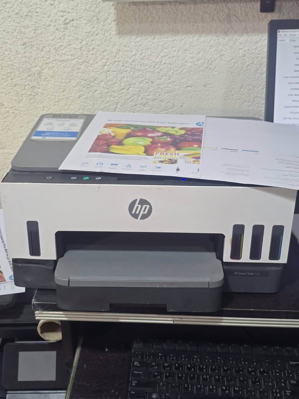 طابعه hp حقن خارحي اقتصادي موفر للحبر
طبع واستنساخ وسكنر
واي فاي 
تربط مباشر مع الهاتف وااحاسبه
نظافه 95بالميه
السعر 100الف
توصيل لكل العراق


**إذا كنت صاحب هذا الإعلان وتريد حذفه لأي سبب، رجاءا أرسل رسالة إلى الدعم الفني**