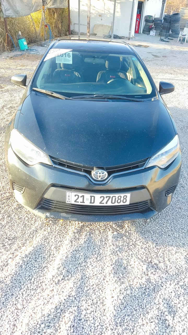 السلام عليكم لبيع فقط كورلا موديل 2016امريكي رقم شمالي سليمانيه الجديد بسمي تحويل ثاني يوم رقم وسنويه الي 2030 هزه جديده  كير محرك خير من الله فول( السعر 118وبيها مجال ) السياره جاهزه ضرر السياره جاملغ خلفي وصابغين صفحه كامله بأمريكا مكان الرمادي خالديه السعر 118 الاستفسار أكثر ***********
