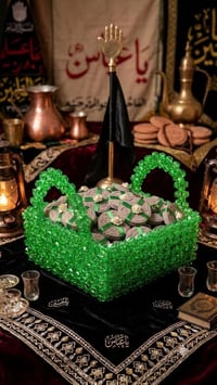 سلة خرز • اكرليك • توزيعات مجالس