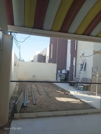 حدادية امير العابدي @عمل وانشاء جلسة للضيوف داخل البيت الحديقة و بكادر...