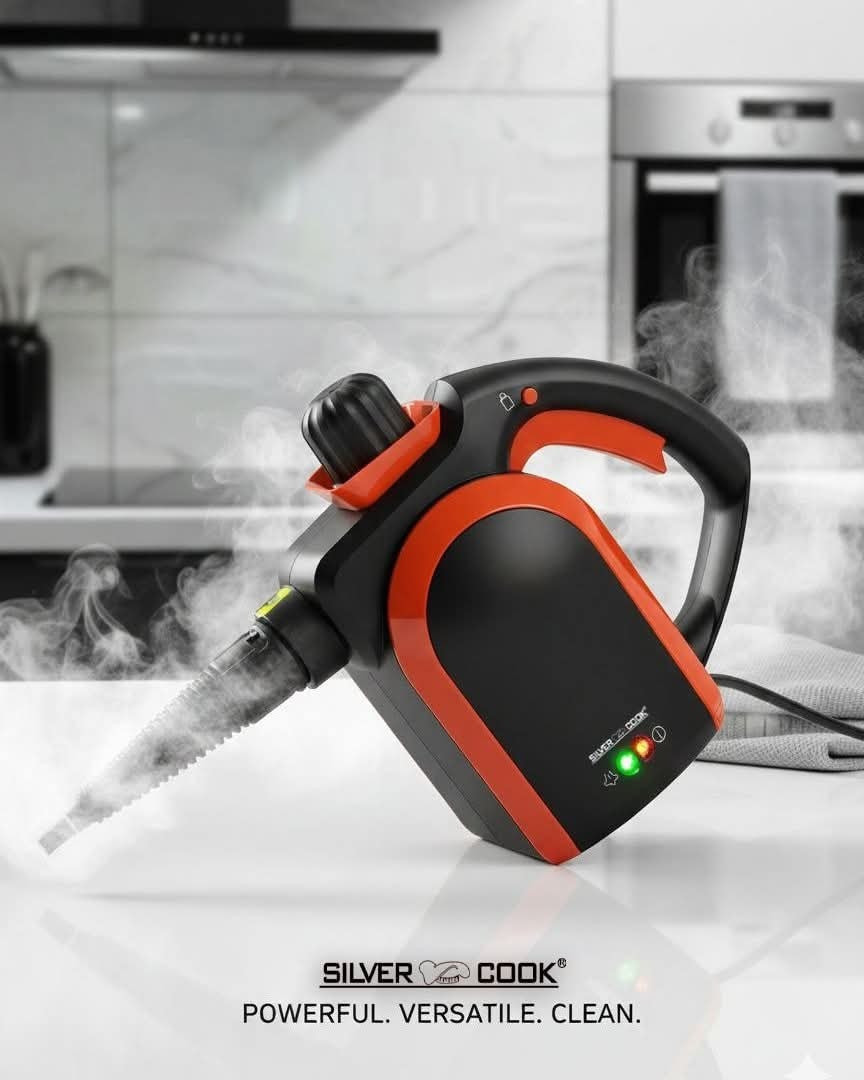 جديدنا توفر لدينا 
أرقى الماركات يوفر الكم
نظافة متكاملة بلمسة ذكية من Silver Cook
استمتع بقوة البخار في جهاز واحد متعدد الاستخدامات 💨
12 IN 1 Steam Cleaner يمنحك تنظيف عميق لكل أركان المنزل — من الأرضيات إلى الستائر وحتى الأجهزة ✨
🔹 قدرة 1000 واط لبخار قوي وسريع

🔹 خزان 250 مل عملي وسهل التعبئة

🔹 نظام أمان للأطفال (Child Lock) لحماية إضافية

🔹 ملحقات متعددة لتناسب كل مهمة تنظيف
كل جزء بالبيت إله أداة خاصة توصل للنظافة المثالية من أرضيات السيراميك الى زجاج النوافذ.... من المطبخ إلى الحمام

🔹 مقاوم لرش الماء بمعيار IPX4

نظافة آمنة، فعّالة، وبدون مواد كيميائية 🧼 
للحجز والاستفسار مراسلة الصفحه او على الرقم التالي 
*********** واتساب
