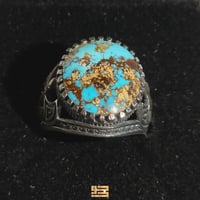 خاتم رجالي • فيروز نيشابوري • فضة ٩٢٥