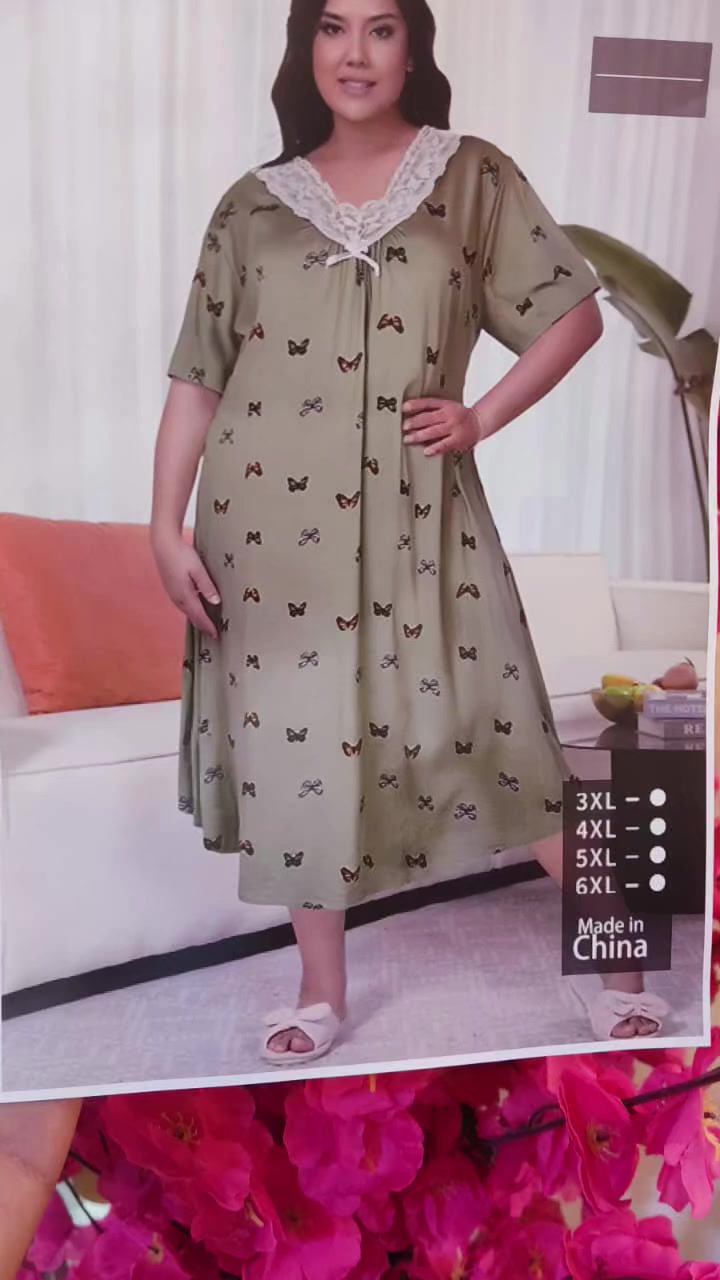 ✨ راحة وأناقة بمقاسات خاصة ✨
جلابية/فستان منزلي بخامة زبدة أصلي ناعم جداً على البشرة 🤍
تصميم مريح بقصة واسعة تناسب جميع الأجسام مع ياقة دانتيل أنثوية ولمسة فراشات ناعمة تضيف فخامة للوك 🌸
متوفر بمقاسات خاصة:
3XL – 4XL – 5XL – 6XL
✔️ قماش خفيف ومريح
✔️ مناسب للبيت والاستقبال
✔️ قصة عملية وأنيقة بنفس الوقت
دلعي نفسك براحة تستاهلينها 💫
للطلب راسلينا دايركت 📩
السعر 12


**إذا كنت صاحب هذا الإعلان وتريد حذفه لأي سبب، رجاءا أرسل رسالة إلى الدعم الفني**