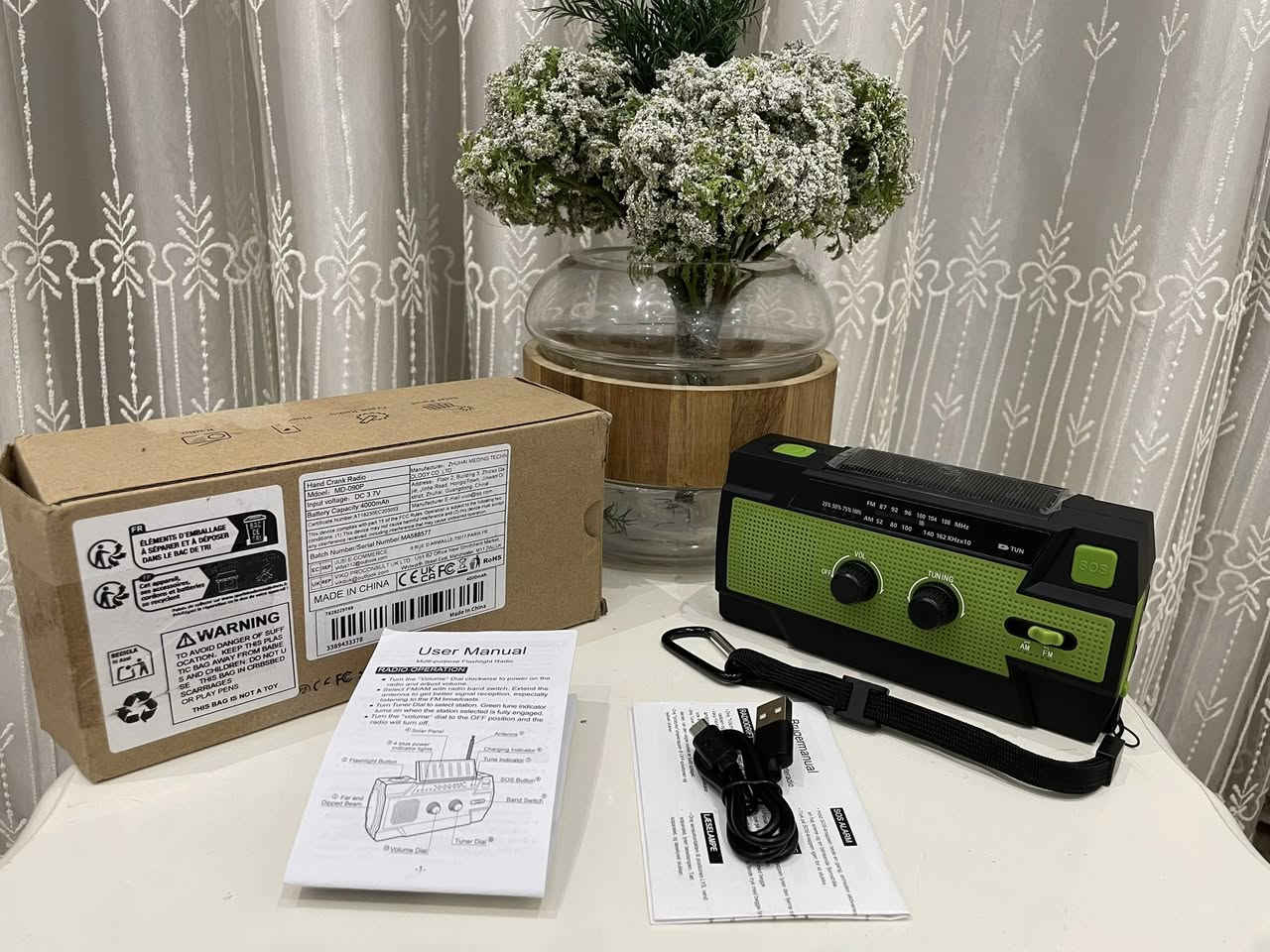 بعد اذن الادمن
راديو بهذا الشكل
موجة AM و FM
متعدد مصادر الشحن
سحب قوي 
مصابيح انارة
بوربانك لشحن الموبايل

للاستفسار و التواصل على الخاص
متوفر توصيل لجميع محافظات العراق


**إذا كنت صاحب هذا الإعلان وتريد حذفه لأي سبب، رجاءا أرسل رسالة إلى الدعم الفني**