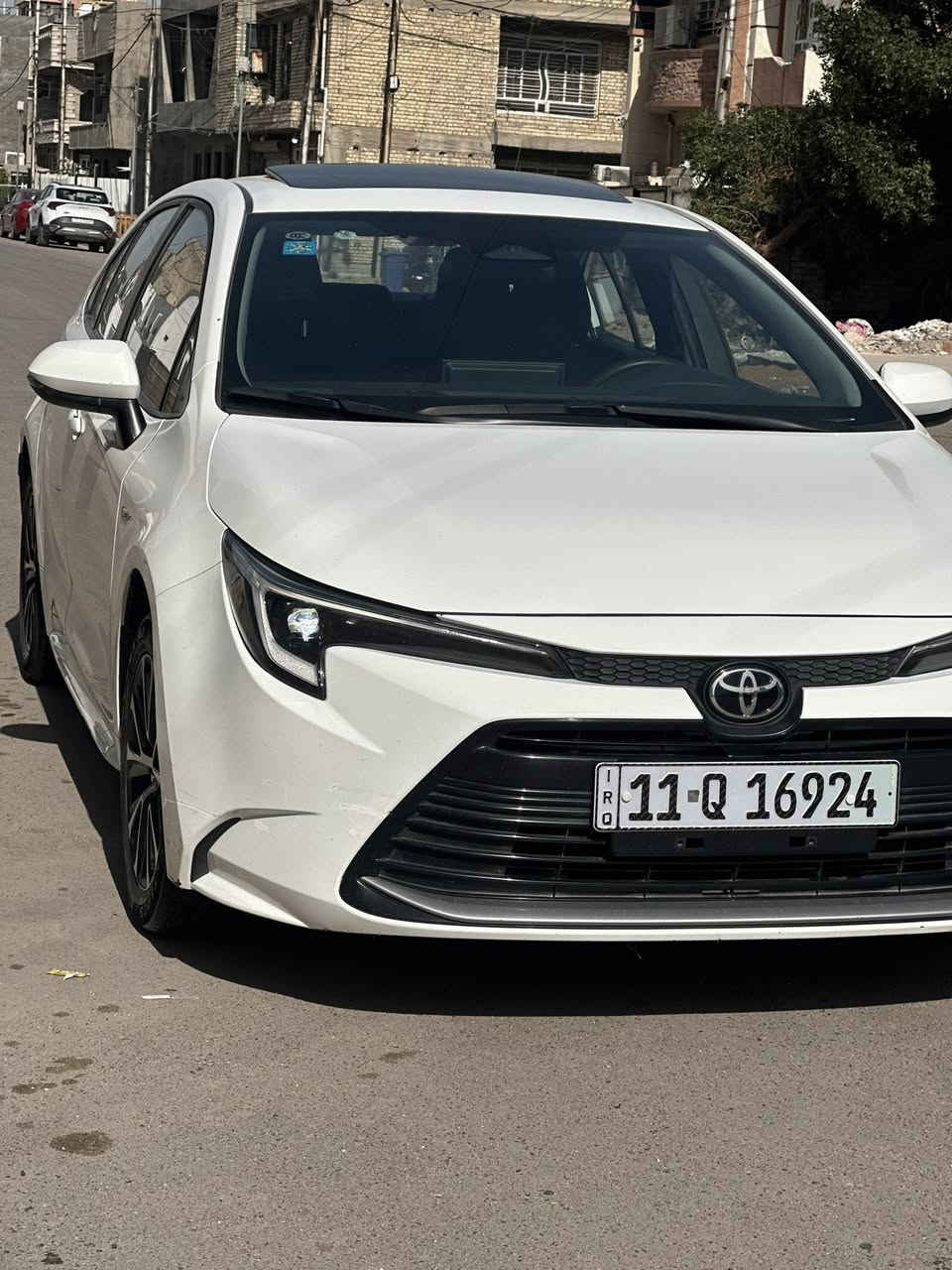 السلام عليكم من رخصه الادمن 

كورلا هايبرد موديل 2024تجميع صيني شكل الامريكي 

ماشيه:30km
موصفات السياره 
بصمه 
فتحه 
تحكم سترين 
شاشه جبيره 
هند بريك كهرباء 
كشنات جلد 
تحديد مسار 
اوتو هولد 
رادار امامي خلفي 
كامره خلفيه 
٣ مودات قياده 
بصمات ثنين 
سياره خير من الله وما ناقصه شي ابد يوجد بارد في الباب الخلف السائق  والباقي موضح بالصور 
مكان السياره بغداد 
السعر/142ورقه
الاستفسار 
 ***********‏
