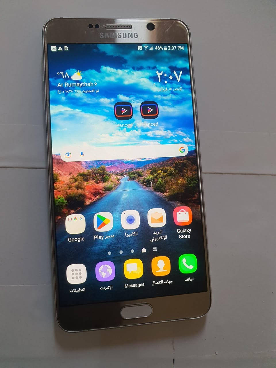 نوت 5 ذاكرة ٣٢ /٤ 
شاشة 2k 
بصمة شغالة 
ملاحظة القلم ضايع  وبدون ملحقات 
السعررررر 75 او اراوس جهاز بجهاز اذا اكو مراوس السماوا, المثنى


**إذا كنت صاحب هذا الإعلان وتريد حذفه لأي سبب، رجاءا أرسل رسالة إلى الدعم الفني**