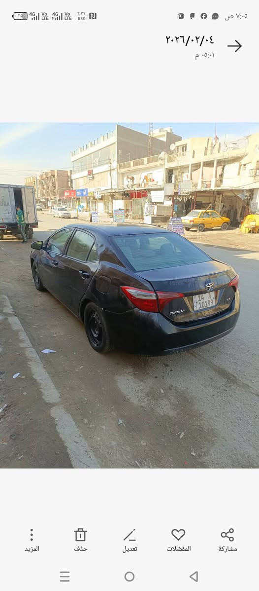 كورولا موديل 19 امريكيه المكان بغداد رقم بصرة الجديد السعر ٨٢.  للاستفسار.   ***********
