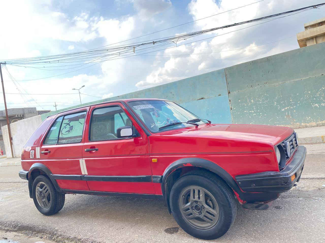 السلام عليكم 
رجاءا اقرا التفاصيل قبل لاتخابر 
كولف موديل 1991 - محرك 0.8
محرك شرط لا صرف ولا نفخ 
5 كير  - كير عادي 
مصبوغه عام جمالية
سنوية 2030
سيارة نظيفة وجاهزه 
شرط التحويل
السعر 29 $ بيها مجال بسيط حك الجيه
موصل - الجانب الايمن 
للأستفسار
***********
***********
