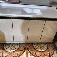 كاونتر خشب HDF قياس 3متر والسنك متر ونص كلش نضيف تفصال للاستفسار 07702...