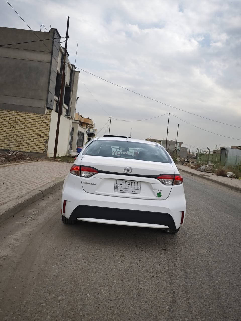 السلام عليكم
تويوتا كورلا 2021 للبيع فقط

السعر 142

بانزين

رقم بغداد 

ماشية 130

مكينة 1.8

فئة سيارة le

مواصفات

شاشة ابل كار بلي + كامرة

سايد بريك دكمة

فول تحكم ستيرن

مكان سيارة بغداد
اتصل ‏‪077-454-48382‬‏


**إذا كنت صاحب هذا الإعلان وتريد حذفه لأي سبب، رجاءا أرسل رسالة إلى الدعم الفني**