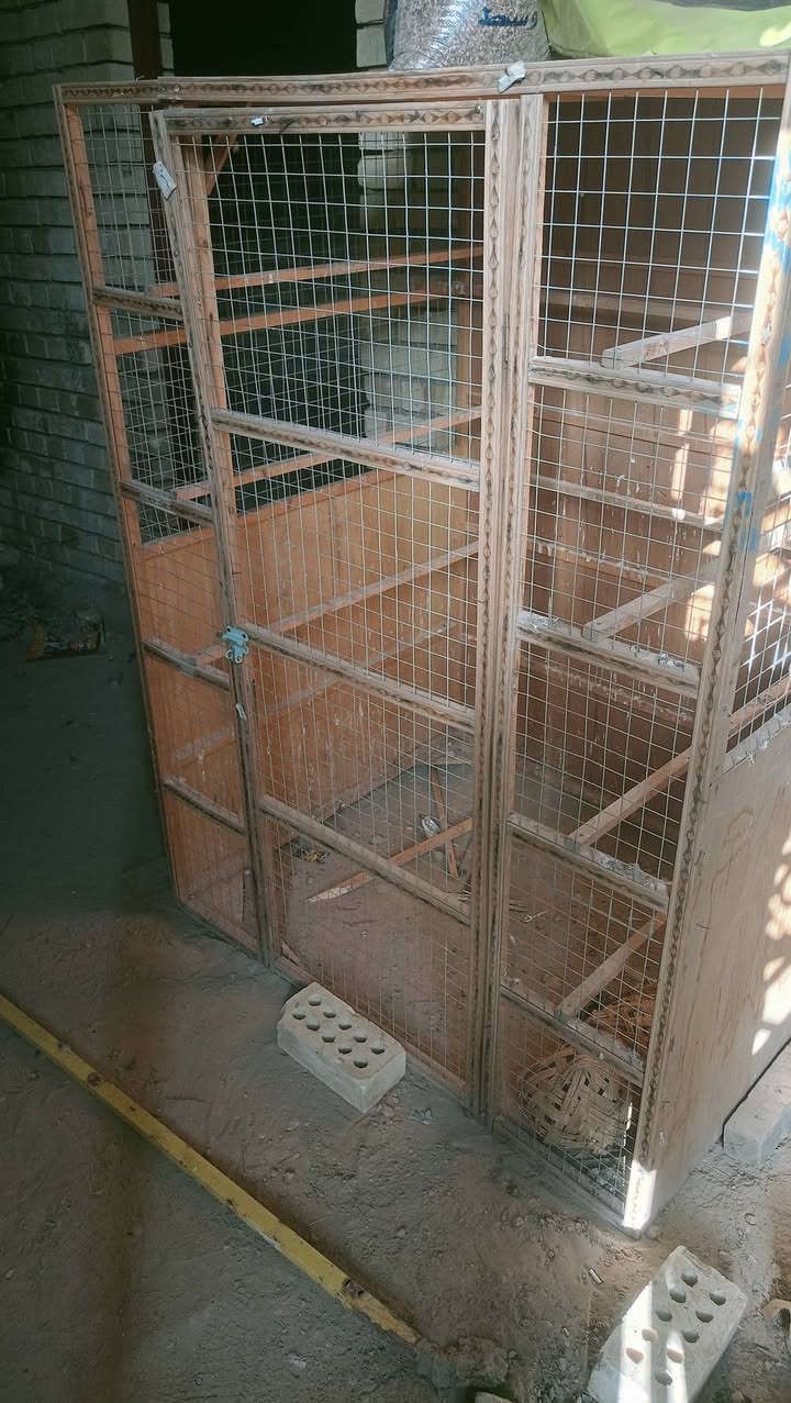 قفص الواجهيه متر 23نزال متر الرتفاع متر 60نهروان خابر الو نتفق ***********
