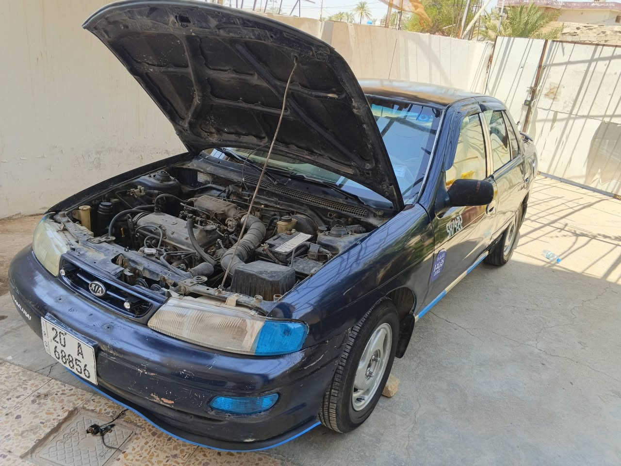 السلام عليكم كيا سيفيا للبيع موديل 1996 سياره خير من الله رقم ديالى باسمي سنويه مالت 31 سياره كهربائياتها كلها شغاله مسجل بلازمه  لمس شغاله سماعات رباعيه سياره حداديتها كلها زينه جيده كير وماكينه حاويه لا نقص لا تبخير لا صرف سياره حلوه يرادلها شويه ترتيبات الصدر امامي خلفي كله زين ما بيها اي شيء تخم تاير امامي خلفي دبلات اماميه خلفيه سياره نقصها بس التبريد ميشتغل عاطل الجام كله يشتغل صعود نزول السياره مكانها ديالى قضاء مندلي رقم الهاتف *********** سعر السياره 32 وبيها مجال للطيبين وبيكم خير وتدللون
