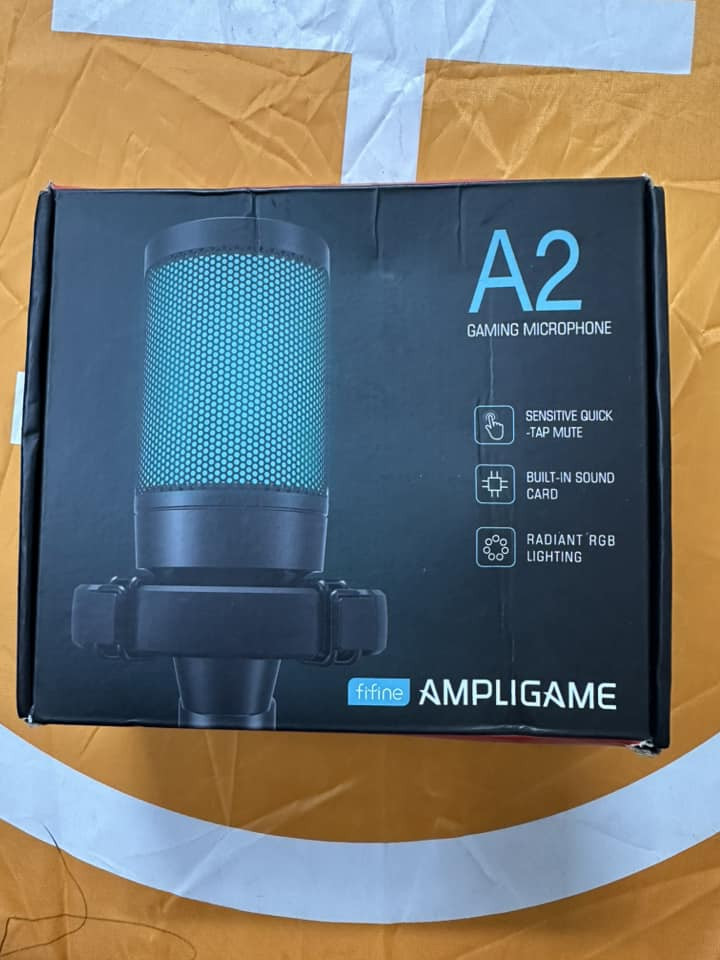 ميكروفون ألعاب من ماركة Fifine
الي يفيده يكتبلنا سعر وبالعافيه


**إذا كنت صاحب هذا الإعلان وتريد حذفه لأي سبب، رجاءا أرسل رسالة إلى الدعم الفني**