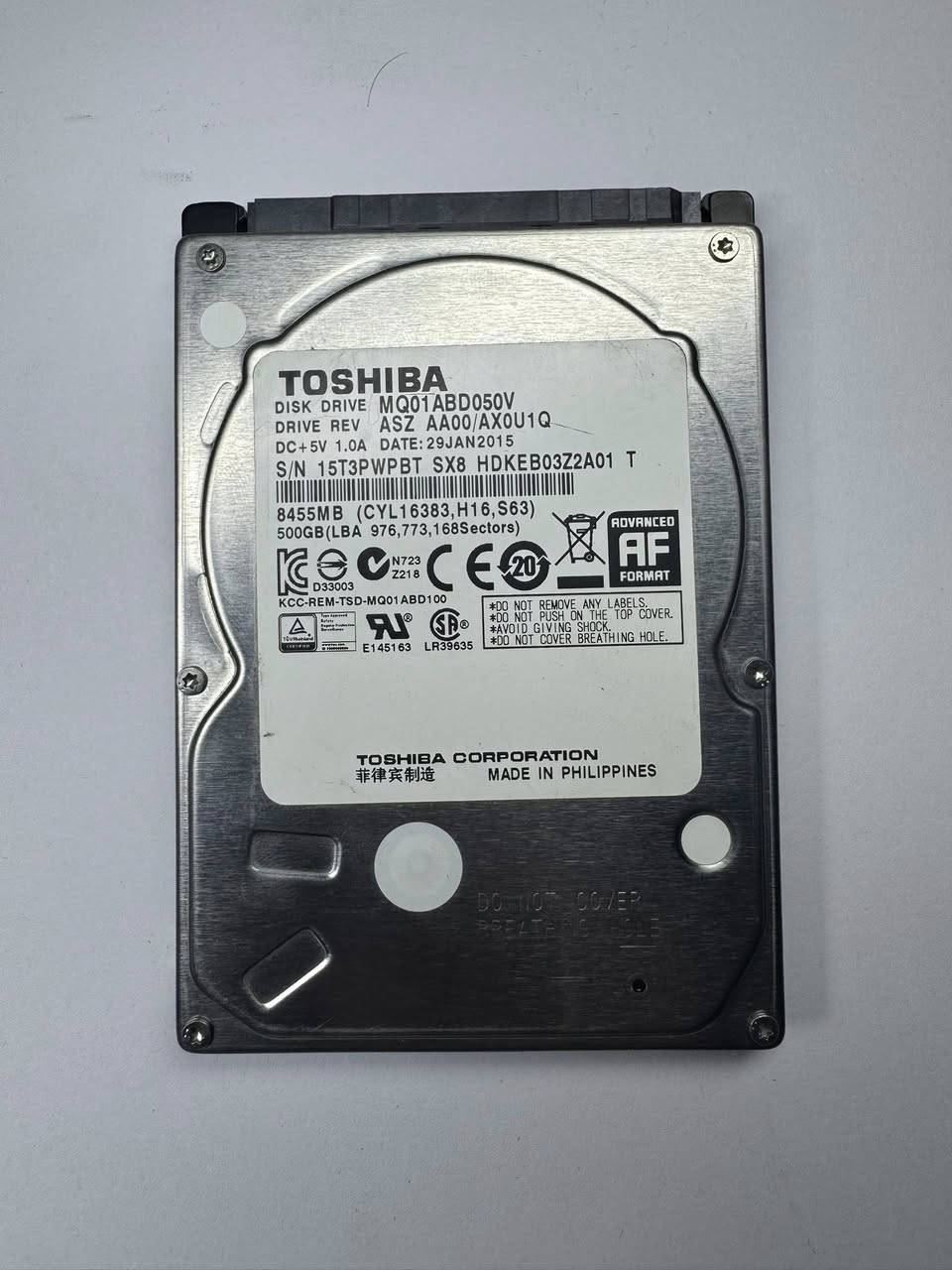 هاردات لابتوب 
نسخة واحد تيرا 35 الف 
نسخة 500 جيجا 25 الف


**إذا كنت صاحب هذا الإعلان وتريد حذفه لأي سبب، رجاءا أرسل رسالة إلى الدعم الفني**