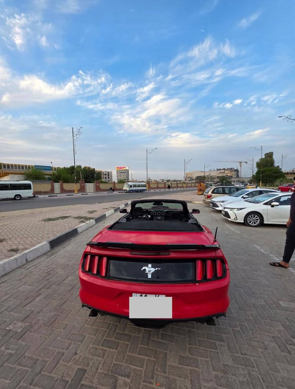 موستنك ٢٠١٥ رقم بغداد ب اسمي
مصبوغه حزام
سياره ستوها معمره كامل
حداديه امامه وخلف واكسل مبدل كله جديد
بچم جديد 
منضومة تبريد كامله جديده 
منضومة بانزين فيتبم ونوزلات وبلكات مبدلهن 
ماشيه ١٢٢ الف
كشف شغال ١٠٠٪؜١٠٠

‭+٩٦٤ ٧٨٠ ٧٨١ ١٧٠٧‬
