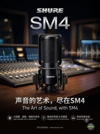 ميكروفون ستوديو • شور SM4 • تصدير جملة