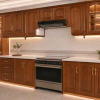 كاونتر خشب طبيعي • خشب أصيل • فخم
