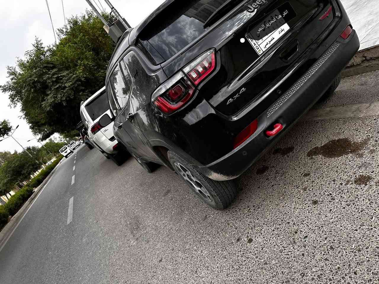 جيب كومباس 2022 ترايل هوك  شكل الجديد للبيع
رقم   بغداد  تحويل مباشر سياره باسمي

فول مواصفات 
عدا بانوراما 
داخل جلد
ويل كبير
رادارات جانبيه 
ليد 
شاشه كبيره 

ماشيه 17 الف 

الحادث ربع بنيد +جامرلوغ  

 سياره نظيفة جدا 

مكان السياره ديالى 

للتواصل على الرقم ***********
سعر مناسب اتصل ودلل
