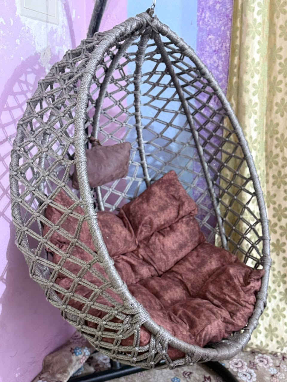 السلام عليكم مرجوحه عش العصفور للبيع السعر 100 جديده بعدهي ما مستخدمه الشراي يتصل ع رقم ***********
