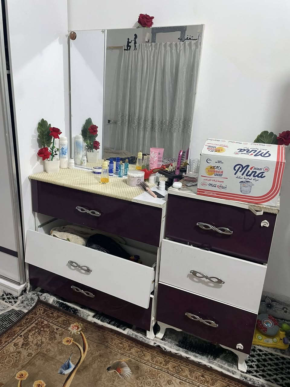 ‏غرفة نوم نظيف للبيع سعر 350 شراي يخبر على الرقم ‭0770 105 8066‬
