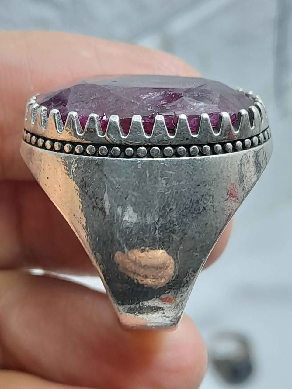 ‎خاتم فضه 925 بحجر ياقوت افريقي فرط الرمان قديم صياغة ثقيله جميلة سعره 115 توصيل 5‎ حلة, بابل


**إذا كنت صاحب هذا الإعلان وتريد حذفه لأي سبب، رجاءا أرسل رسالة إلى الدعم الفني**