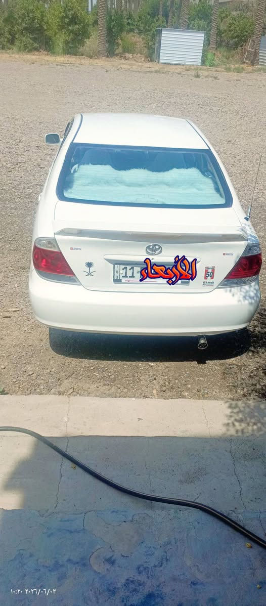 كامري خليجي موديل 2003  السياره مصبوغه عام الجماليه فقط  مكفوله من ظربه  كير محرك مكفولات تخم تاير جديد تدفئة تبريد شغال خير من الله  رقم بغداد دولي باسمي  السعر   85. وبيها مجال العنوان صلاح الدين الضلوعيه  ***********
