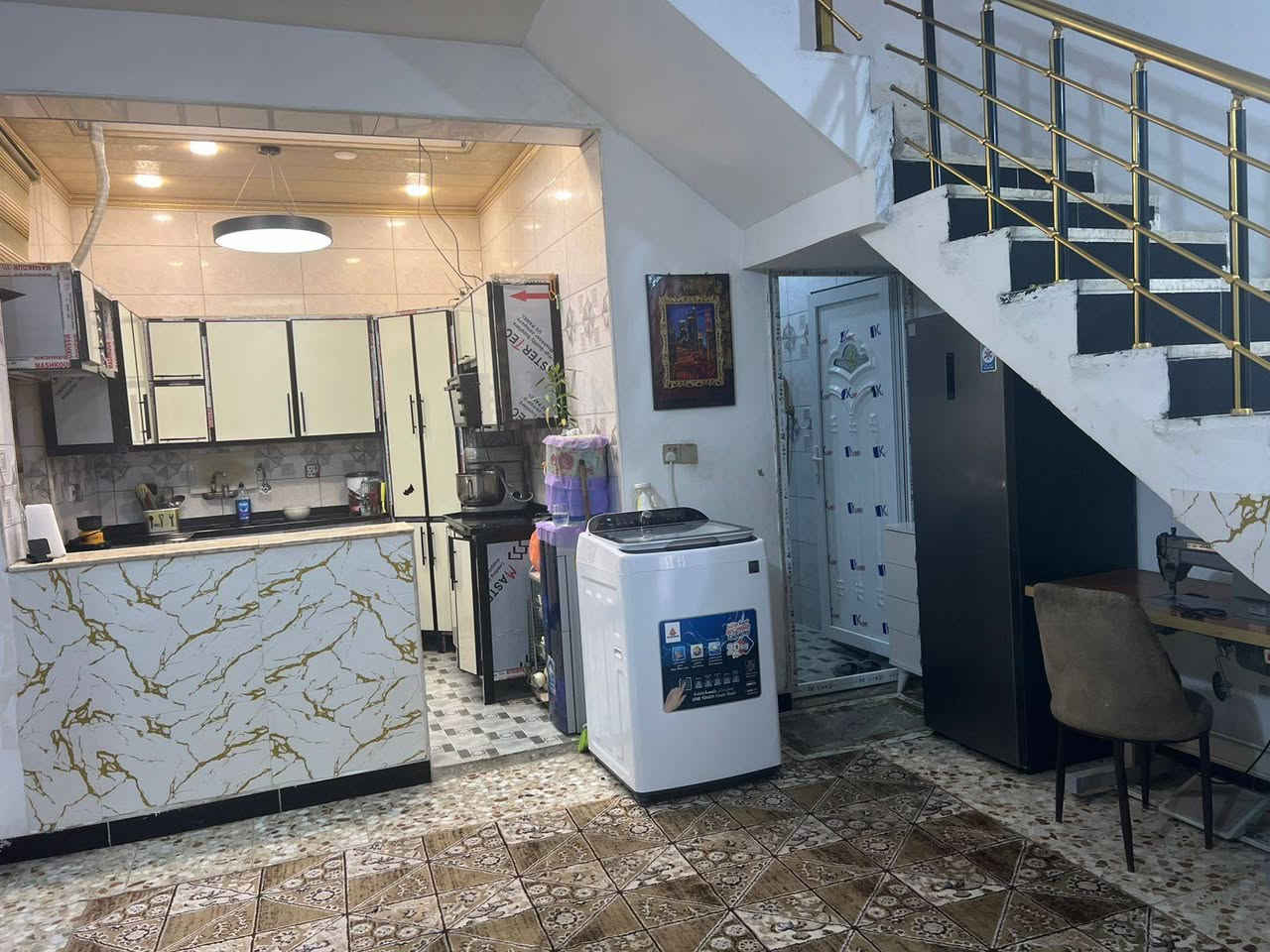 سلام عليكم بيت للبيع مساحه 116 طابق واحد عنوان دور الصحه ‭0771 632 2179‬
