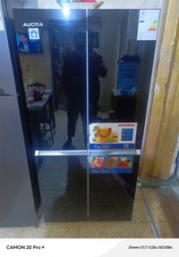 ثلاجة اربع ابواب من ماركة  أوكما والله قبل شهر من اشتريناها ب800الف وه...