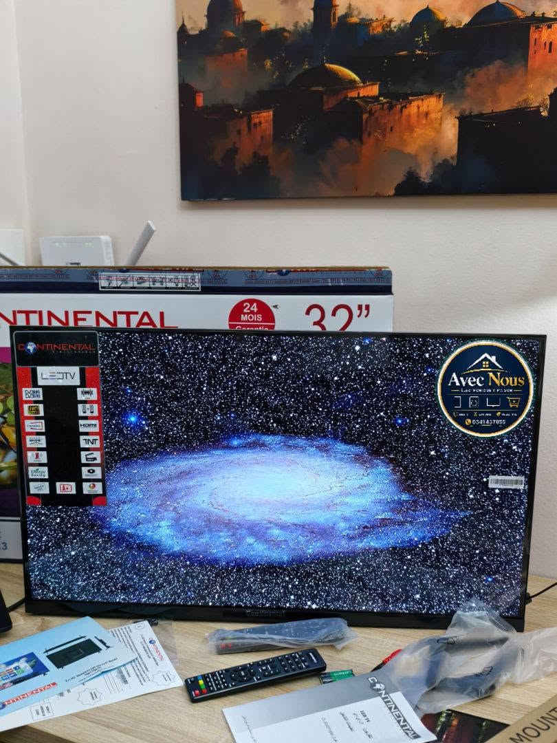 📺✨ عرض خاص لفترة محدودة! ✨📺
🔥 تلفاز Continental 32 بوصة + حامل مجاني 🎁
✅ شاشة HD LED
✅ بدون إطار (Frameless)
✅ جهاز استقبال TNT مدمج
✅ ضمان 24 شهراً
✅ جهازا تحكم عن بعد
✅ 2 منافذ USB
✅ 3 منافذ HDMI
✅ تصميم عصري وأنيق
✅ إمكانية الربط مع الحاسوب
💰 السعر: 18.900 دج فقط
🚚 التوصيل متوفر
📞 للطلب: 0541457855
🏠 Avec Nous ثقتكم سر نجاحنا ❤️


**إذا كنت صاحب هذا الإعلان وتريد حذفه لأي سبب، رجاءا أرسل رسالة إلى الدعم الفني**
