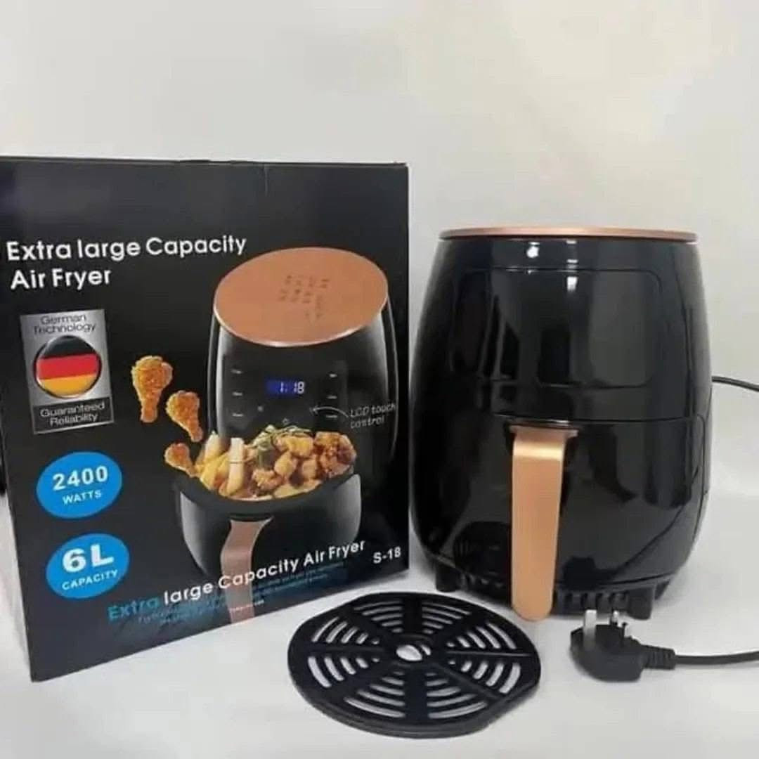 هذه قلاية هوائية (Air Fryer) ذات سعة كبيرة. تعمل القلاية الهوائية عن طريق تدوير الهواء الساخن بسرعة لطهي الطعام وقرمشته باستخدام القليل من الزيت أو بدونه. 
السعة: 6 لتر
القوة الكهربائية: 2400 واط
التحكم: شاشة لمس LCD
الميزة: تقنية ألمانية موثوقة ومضمونة
السعر فقط ٣٢

_________________
✴️يتوفر توصيل لكافة محافظات العراق 🚙🚙
___________________ 
#العنــــوان... 

#بابل المدحتية.  خلف مجمع الوارث الطبي 
مقابل  كورمتك ابو أمونه 
قرب عيادة دكتورة هدى 
متابعة البيج فضلا وليس امرا 
https://www.facebook.com/share/16oRvZxHUu/


**إذا كنت صاحب هذا الإعلان وتريد حذفه لأي سبب، رجاءا أرسل رسالة إلى الدعم الفني**