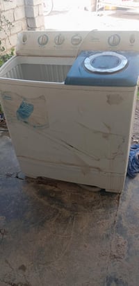 غسالتين مستعملات • صغيرة شغالة • ماتور تجفيف معطّل