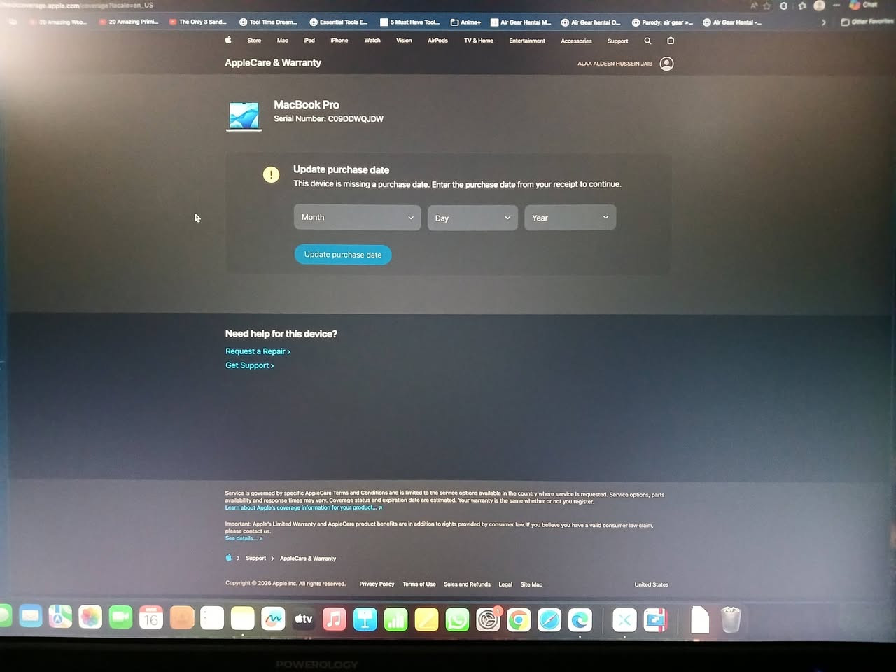 Macbook pro m4 14" (new)
جهاز ابل ماك بوك برو جديد شرق اوسط بعده بالباكيت لم يفتح 
المواصفات:
معالج ام ٤
رام ١٦ كيكا 
هارد ٥١٢ كيكا 
شاشة ١٤ انج 
السعر ٢،٣٥٠،٠٠٠ قفل
تجي تفتحه على ايدك وتفحصه ما بي مشكلة تاخذه 

مكاني بغداد الشعب
***********

صور الجهاز بالكارتونة وصورة موقع ابل تثبت ان الجهاز لم يستعمل نهائيا
