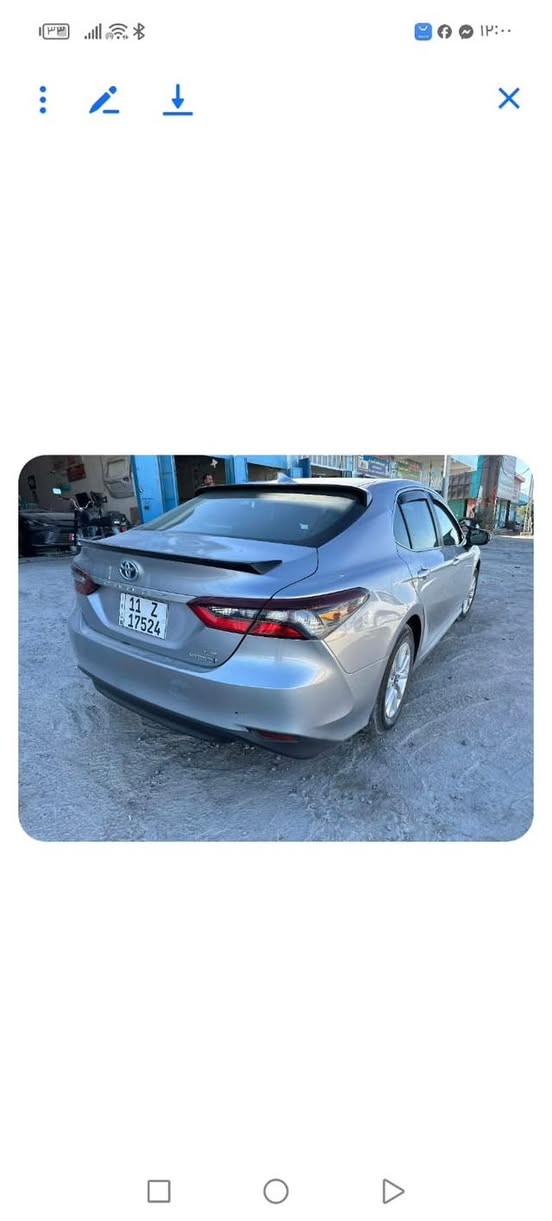 كامري Le هايبرد سياره جاهزه بيها قطعتين رقم بغداد بصمه السعر 183 وبيها مجال الاتصال ***********
