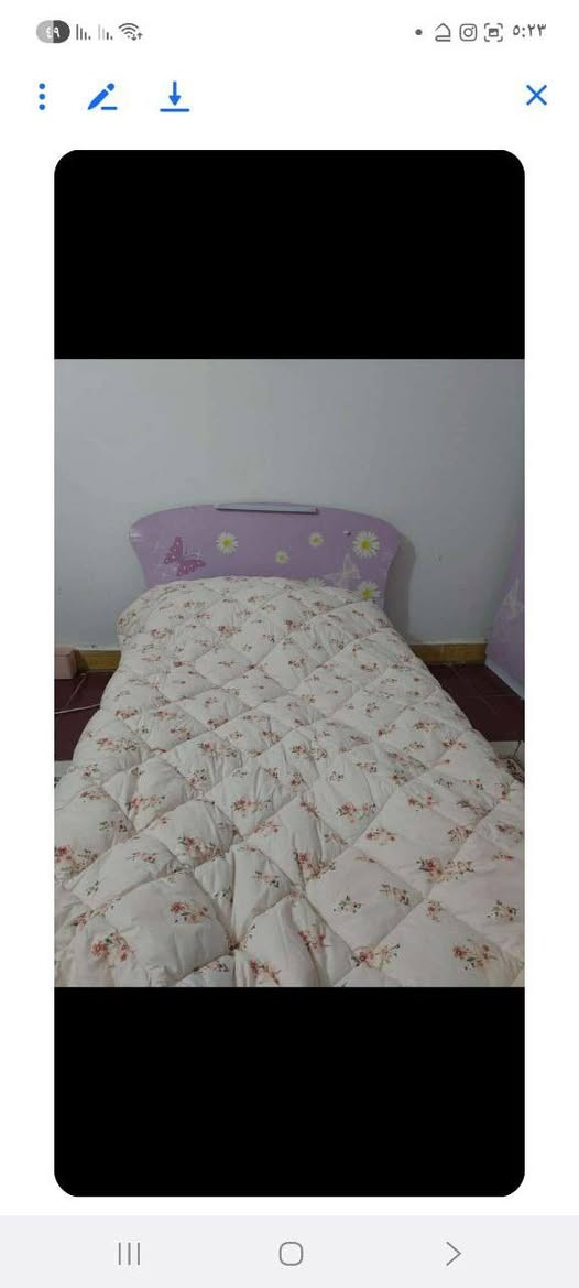 السلام عليكم غرفه تركيه بناتيه نظيفه للبيع السعر 350 مكانها الكوت العباسية***********
