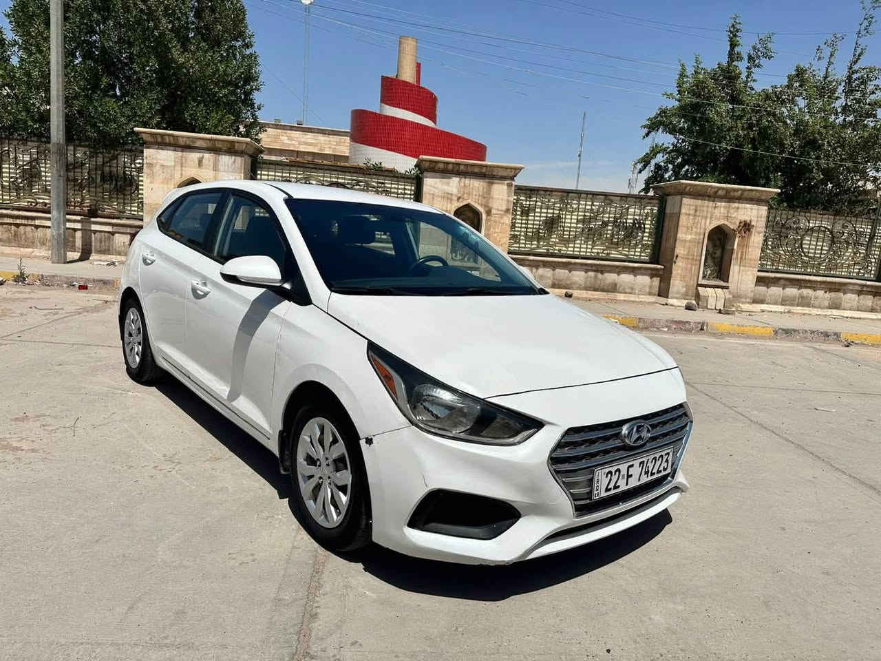 سلام عليكم          اكسنت للبيع موديل 2020وارد امريكي محرك 1600 دوش كير at كفاله بيه ربع بنيد وبارد باب لصدر  رقم اربيل اتريد وكاله اتريد تحويل سعر 95 وبيه مجال ***********مكانه بغداد العامريه
