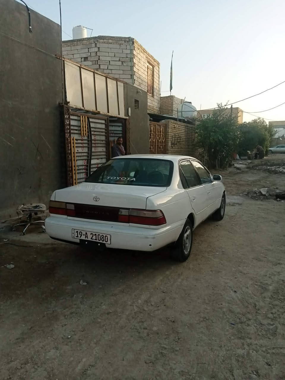 سلام عليكم كورلا للبيع مديل 1994 السيارة مكينه وكير مكفولات باتري جديد حداديه ميه بل  ميه رقم كربلاء الإنكليزي العنوان الناصريه المركز رقم الهاتف ***********
