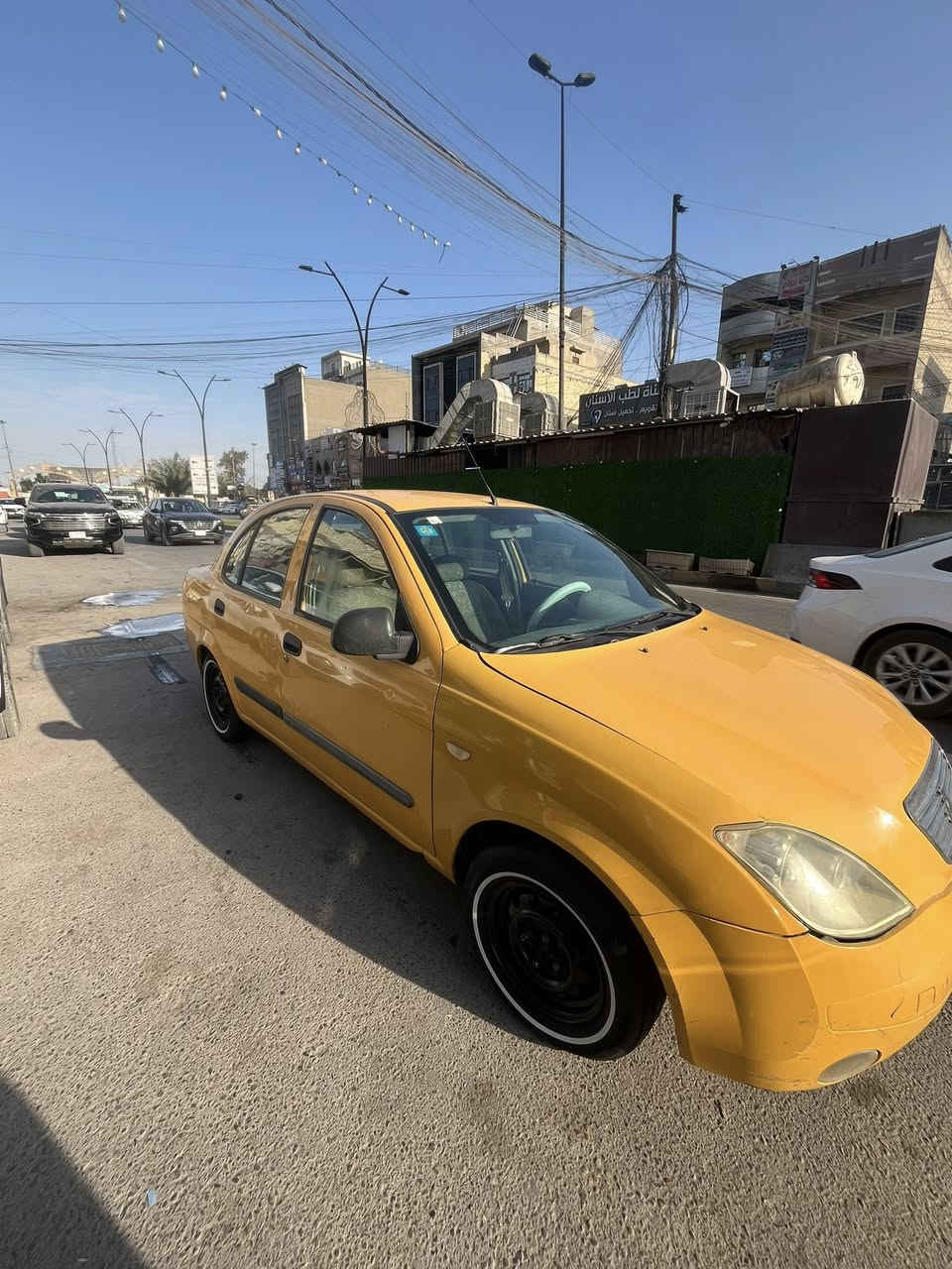 ‏سلام عليكم طيبة للبيع موديل 2015 بيه جاملغ امامي مبدل سيار كلش حلوو بيه تبخير بل مكينه سياره مصفره هيئة وغرامات بسمي مكان بغداد ***********￼ السعر 32
