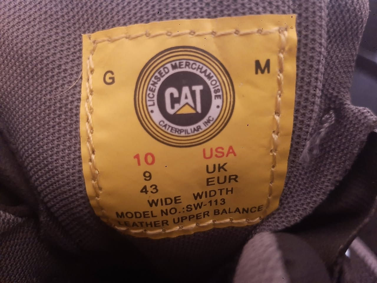 سلام عليكم
حذاء 👢من مان ماركة CAT
قياس 43
مكان كركوك 
توصيل ماعندي 
سعر 35وبي مجال قليل جداً


**إذا كنت صاحب هذا الإعلان وتريد حذفه لأي سبب، رجاءا أرسل رسالة إلى الدعم الفني**