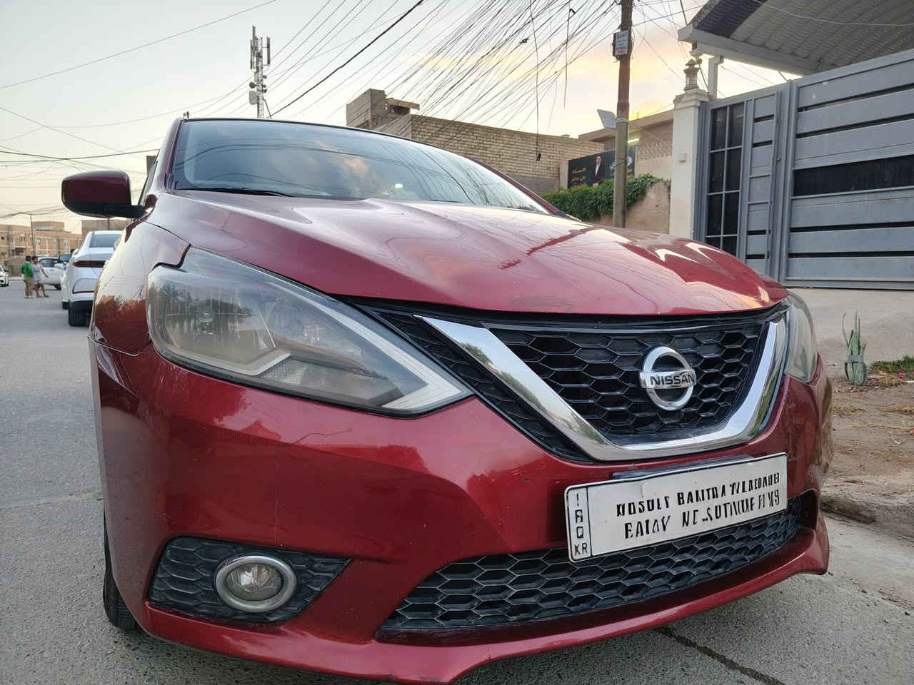 السلام عليكم ورحمه الله وبركاته نيسان سينترا SV
2016 امريكي   
رقم سليمانية مكانها بغداد
عداد المسافه 122 الف كيلو قابل للزيادة 
حادثها جاملغ جهه السائق جزء من
 البنيد بدون لغد او بدنه بالعراق طخه خفيفه جاملغ الخلفي جهه السائق والصوره موجوده السياره نصف مواصفات 
محدد سرعه 
تحكمات ستيرن 
كاميرا و شاشه مرايات الجانبيه كهربائيه محرك 1800 تنفس طبيعي سياره عليها ادامه منظومه بنزين كامله  بطارية جديدة  تايرات اذن محرك  بالاضافه ان السياره تحتوي على منظومه غاز يعني مرتاح من الادفانز بالصيف و الدهن يبقى عندك نظيف و المحرك مرتاح
سعر السيارة $115
***********
