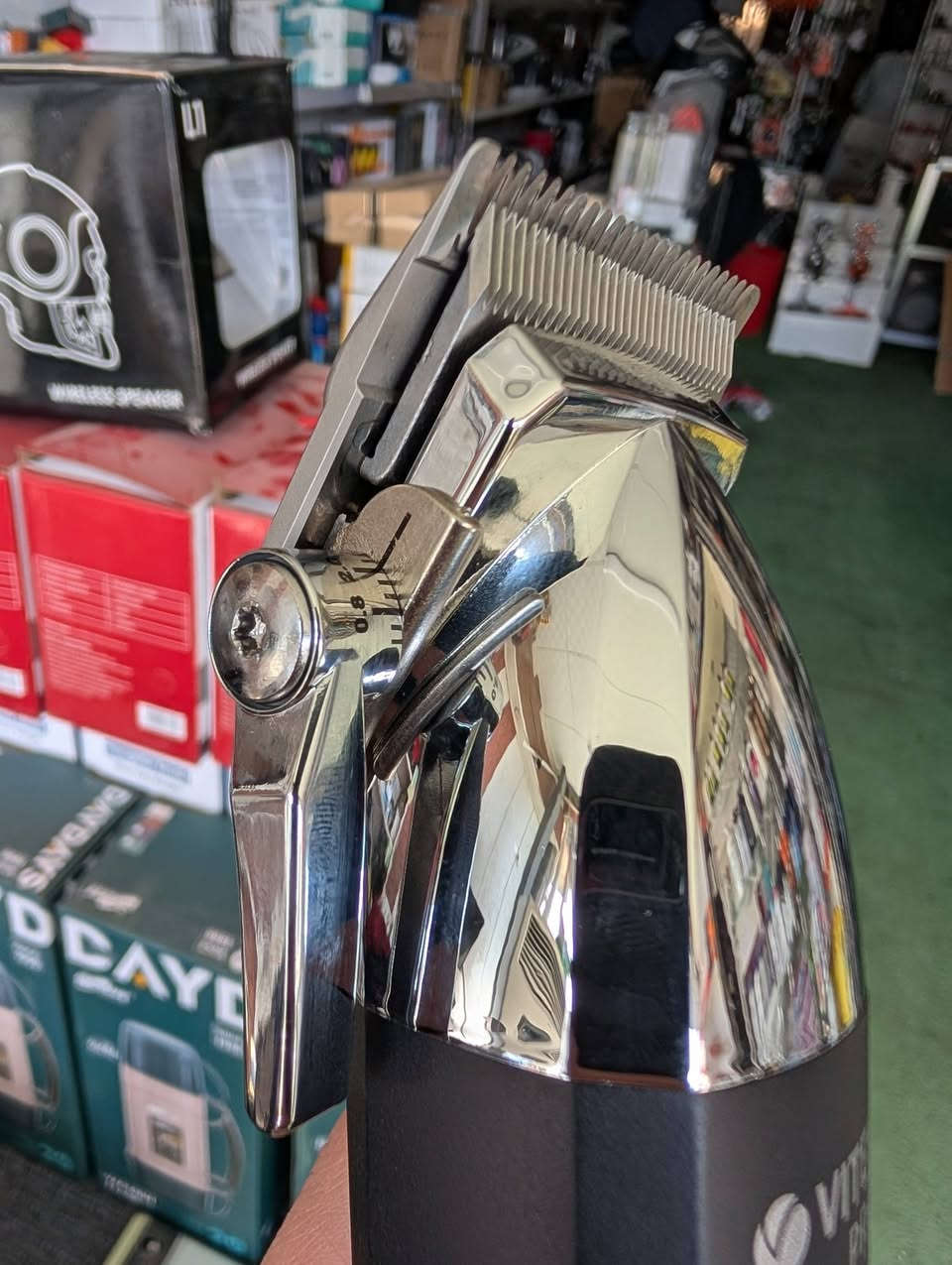 مكنيه حلاقة شحن 
33 الف 
متوفر كميه


**إذا كنت صاحب هذا الإعلان وتريد حذفه لأي سبب، رجاءا أرسل رسالة إلى الدعم الفني**