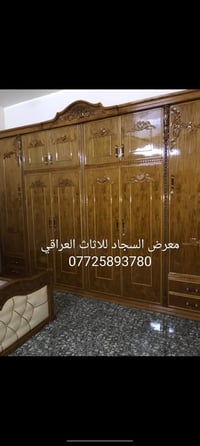 غرفة نوم ستة ابواب ملحق صاج من الداخل والخارج دنك زان سرير زان الدوشمة...