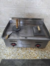 من رخصة الادمن المحترام عندي كريل بركر وهوة كابسة صاج استعمال قليل علف...