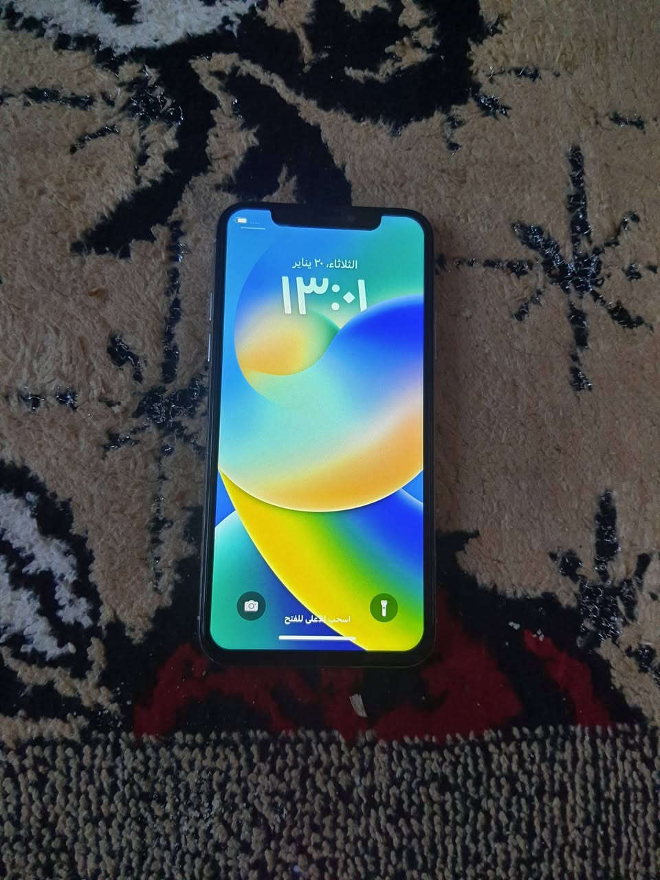 ايفون اكس عادي ذاكره ٦٤ لجهاز مستبدل فقط شاشه وبطاريه اصليات جهاز شغال مابي شي سعره ١٠٠ الف مراسله واتساب او اتصال *********** مكاني بغداد

