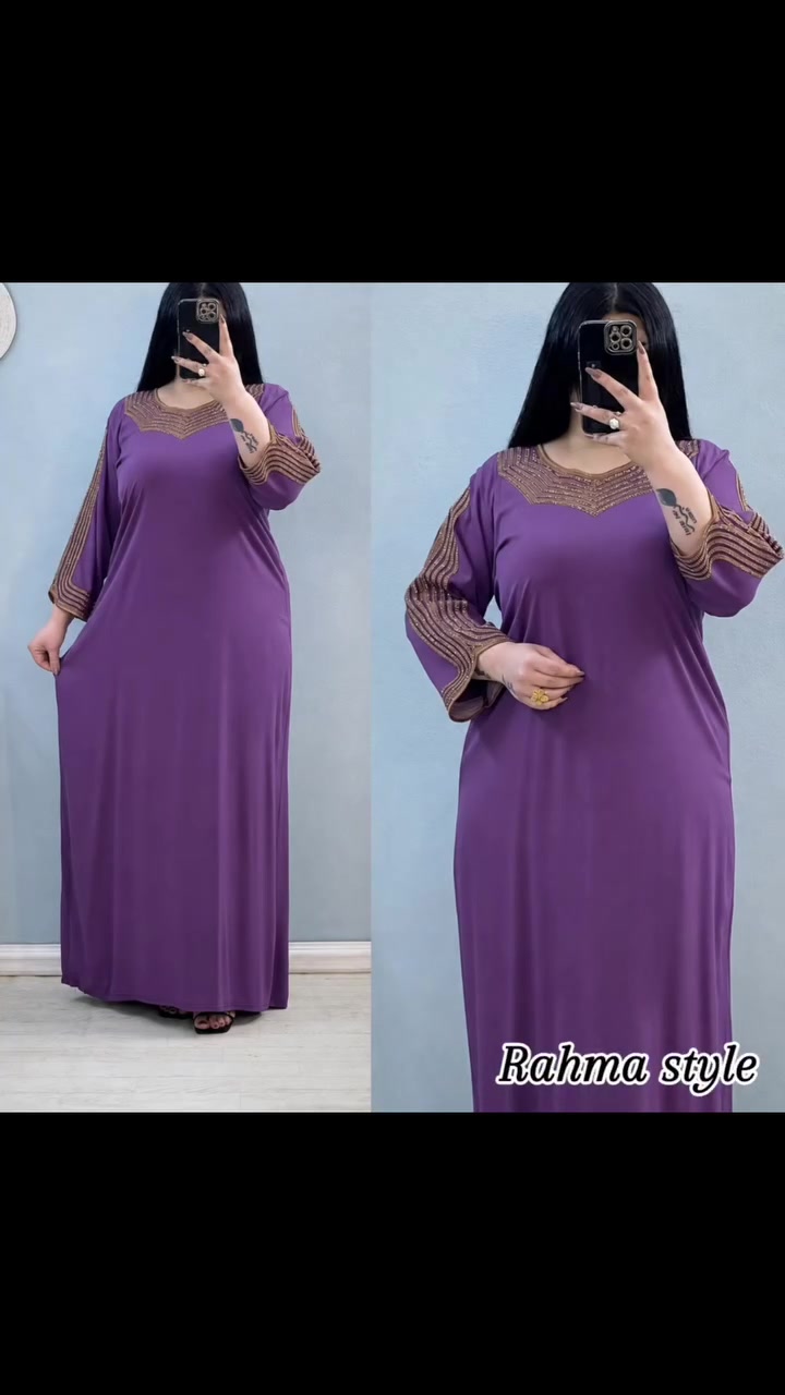 ✨كلابية فرعونية صيفية ✨
خامة كشمير ومتوفرة باربعة 4 الوان 
متوفرة بقياسات L - XL - XXL

خصومات و عروض متخلص السعر 17 الف دينار بس وكل قطعتين ب30الف 
للطلب 📞 : ***********

#عروض #خصومات #ملابس_نسائيه #rahma_styles
