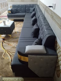 ديوان جديد • ١٠ مقاعد • قماش كتان