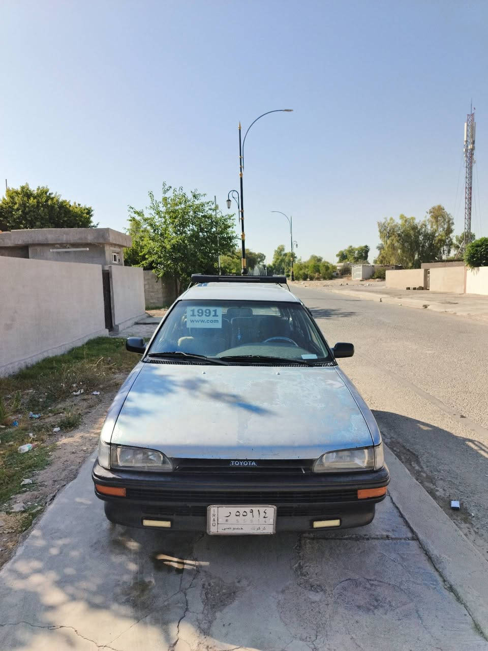 كورلا ستيشن موديل 1991 اوتوماتيك سنويه جديد بطاقه بانزين صدر خلفي امامي جديد تايرات 4 جديد تبريد فول اي نقص مابيها سعر 55 بيها مجال بسيط حگ الجيه مكان كركوك ***********
