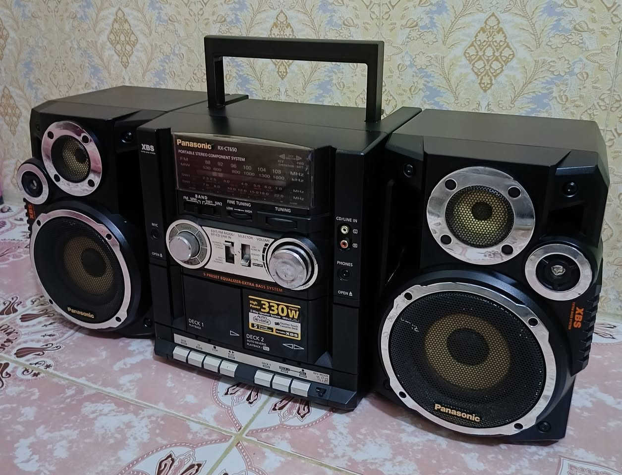 السلام عليكم
مسجل باناسونيك نضيف جدا شغال بالكامل

اواكس ودبل كاسيت وراديو 4 موجات سحب ممتاز

صنع في اندنوسيا / السعر 50 الف مع التوصيل


**إذا كنت صاحب هذا الإعلان وتريد حذفه لأي سبب، رجاءا أرسل رسالة إلى الدعم الفني**