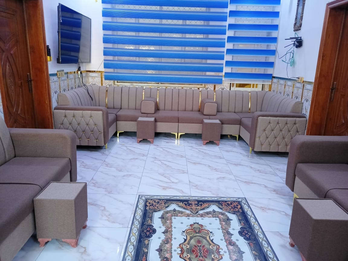 يقدم لكم معمل ومعرض الضامن للتخم والديوان احدث تصاميم المودرن الحديث معه ضمان وجدوت العمل سارع بختيار تصميمك الخاص والتنفيذ علينه 
معه ضمان العمل لمدت 5سنوات 
للتواصل يرجا مراسلتنا واتساب علا القام التاليه 
***********
*********** 
السماوه منطقت ال36 شارع السيد مقابل بيتزا النوار
