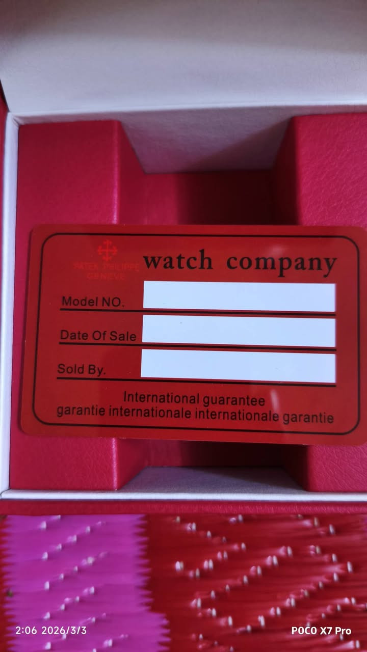 ساعة من شركة باتيك فيليب جنيف السعر 100الف مع كارت الضمان


**إذا كنت صاحب هذا الإعلان وتريد حذفه لأي سبب، رجاءا أرسل رسالة إلى الدعم الفني**